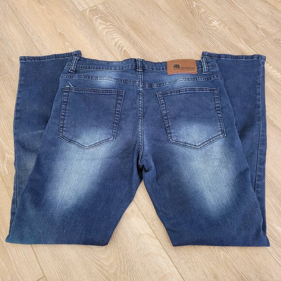 Argonaut Ultra Slim Men's Ripped Skinny Jeans | Size 36/32 - Picture 2 of 6